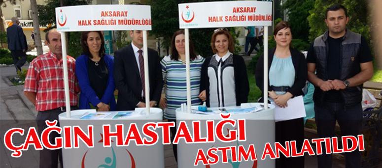 ÇAĞIN HASTALIĞI ASTIM ANLATILDI