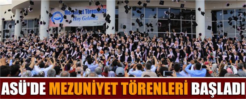 Asü’de Mezuniyet Törenleri Başladı