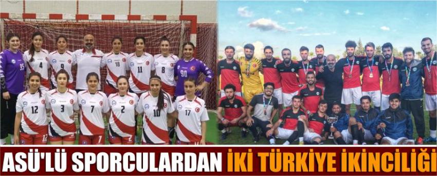 Asü’lü Sporculardan İki Türkiye İkinciliği 