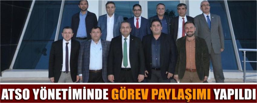 Atso Yönetiminde Görev Paylaşımı Yapıldı