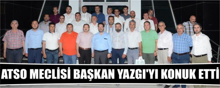 Atso Meclisi Başkan Yazgı’yı Konuk Etti