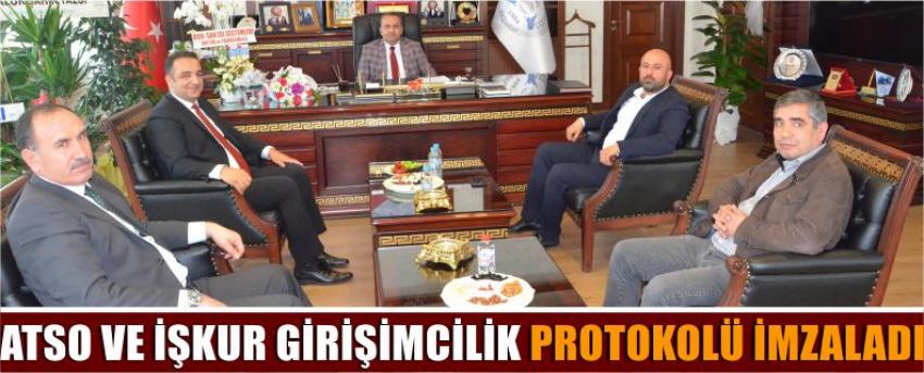 Atso Ve İşkur Girişimcilik Protokolü İmzaladı