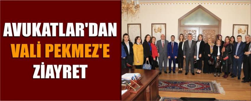 Avukatlar’dan Vali Pekmez’e Ziayret