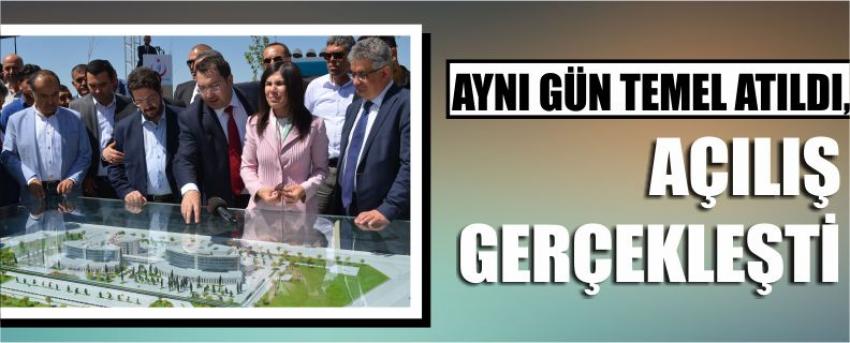 Aynı Gün Temel Atıldı, Açılış Gerçekleştirildi