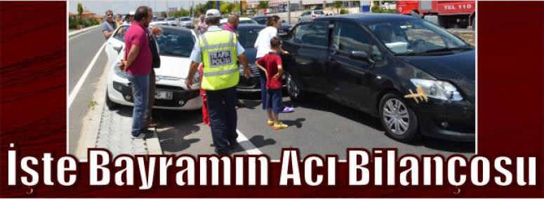 9 Günlük Tatilde 50 Trafik Kazasında 3 Ölü 130 Yaralı