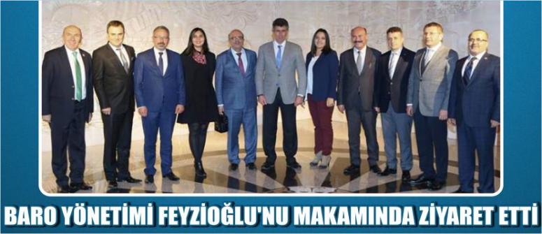Baro Yönetimi Feyzioğlu’nu Makamında Ziyaret Etti