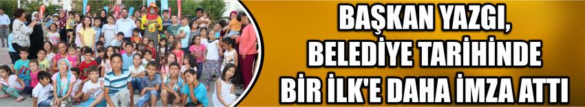 Başkan Yazgı, Belediye Tarihinde Bir İlk’e Daha İmza Attı