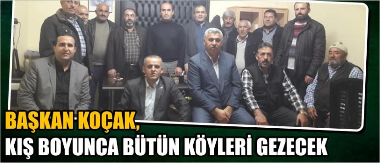 Başkan Koçak, Kış Boyunca Bütün Köyleri Gezecek