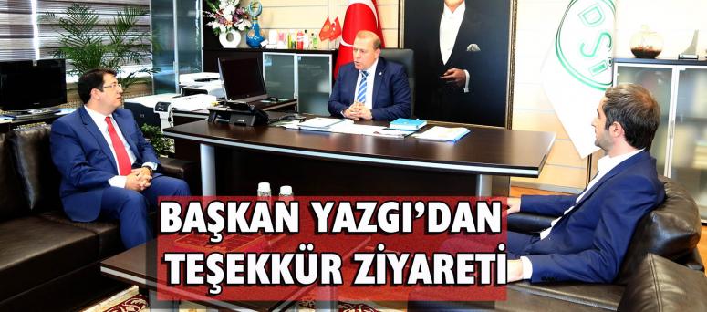 Başkan Yazgı’dan Teşekkür Ziyareti