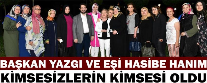 Başkan Yazgı Ve Eşi Hasibe Hanım Kimsesizlerin Kimsesi Oldu