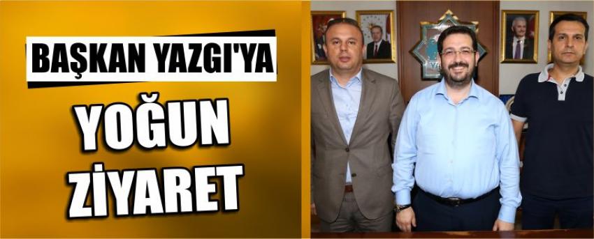 Başkan Yazgı’ya Yoğun Ziyaret