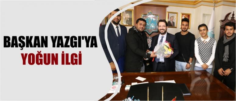 Başkan Yazgı’ya Yoğun İlgi