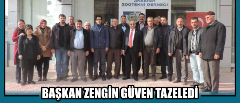 Başkan Zengin Güven Tazeledi