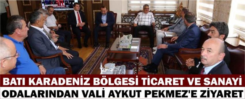Batı Karadeniz Bölgesi Ticaret Ve Sanayi Odalarından Vali Aykut Pekmez’e Ziyaret