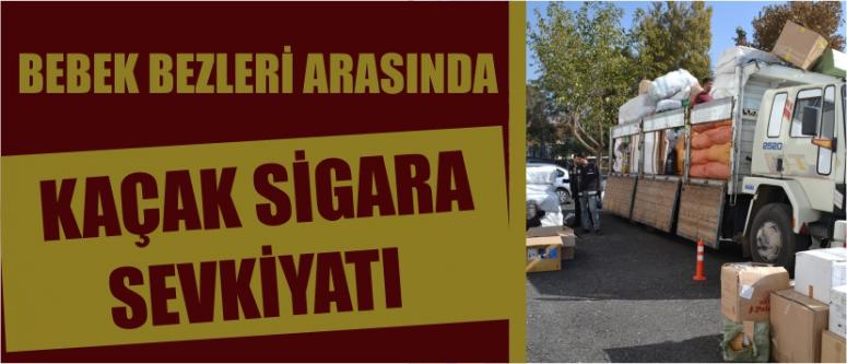  Bebek Bezleri Arasında Kaçak Sigara Sevkiyatı