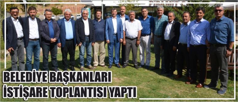 Belediye Başkanları İstişare Toplantısı Yaptı