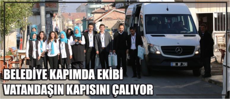 Belediye Kapımda Ekibi Vatandaşın Kapısını Çalıyor