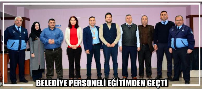 Belediye Personeli Eğitimden Geçti