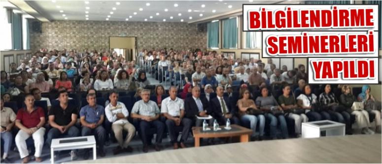 Bilgilendirme Seminerleri Yapıldı