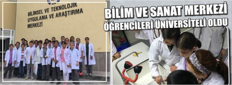 Bilim Ve Sanat Merkezi Öğrencileri Üniversiteli Oldu 