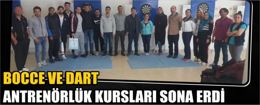 Bocce Ve Dart Antrenörlük Kursları Sona Erdi