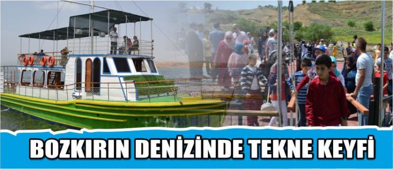Bozkırın Denizi’nde Tekne Keyfi