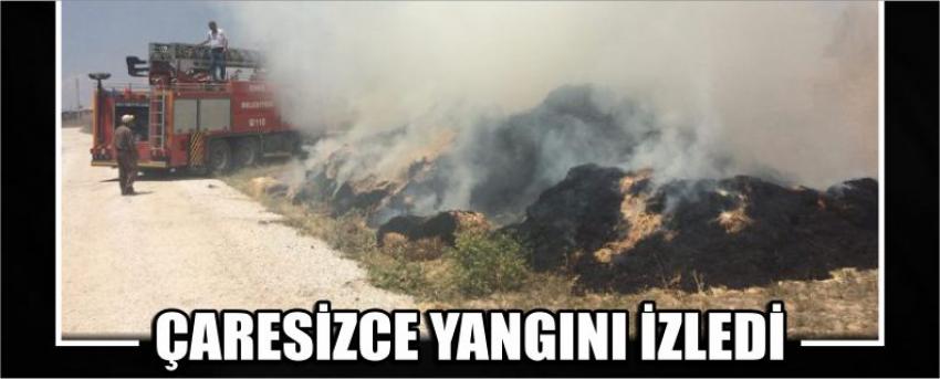 Çaresizce Yangını İzledi