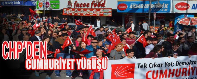 Chp’den Cumhuriyet Yürüyüşü