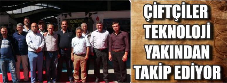Çiftçiler Teknoloji Yakından Takip Ediyor
