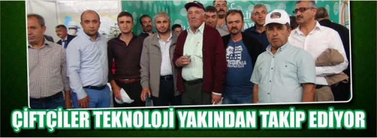 Çiftçiler Teknoloji Yakından Takip Ediyor 