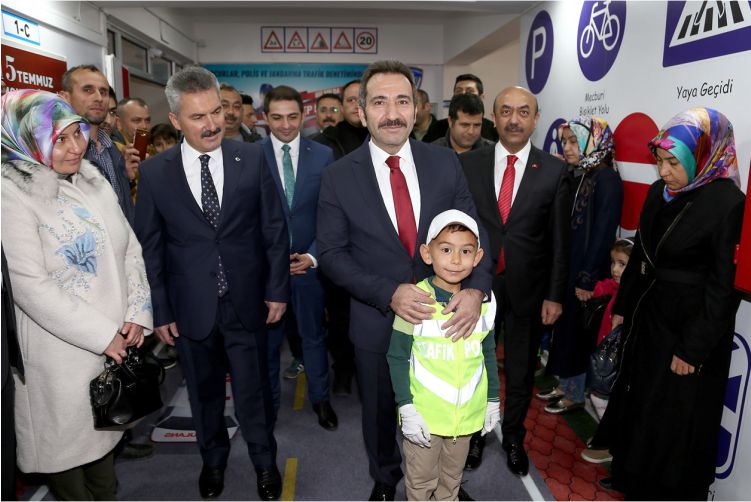 Çocuklar İçin Trafik Eğitimi Koridoru Oluşturuldu