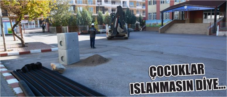 Çocuklar Islanmasın Diye…