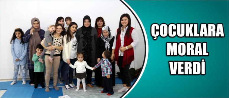 Çocuklara Moral Verdi