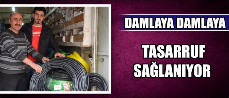 Damlaya Damlaya Tasarruf Sağlanıyor