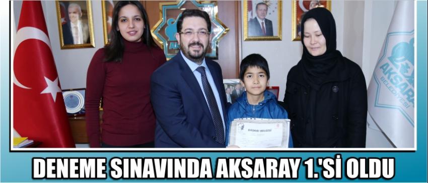 Deneme Sınavında Aksaray 1.’Si Oldu