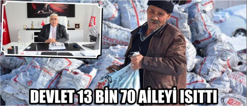 Devlet 13 Bin 70 Aileyi Isıttı