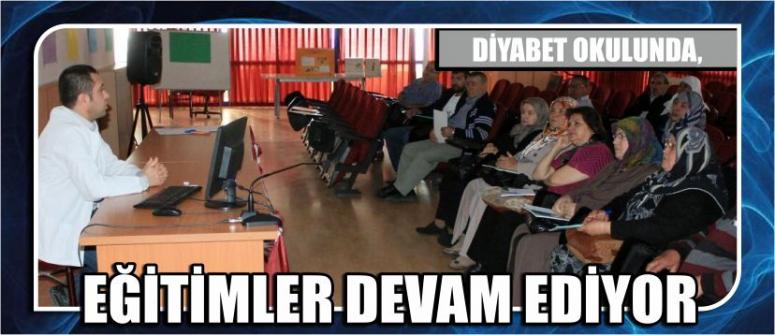 Diyabet Okulunda, Eğitimler Devam Ediyor