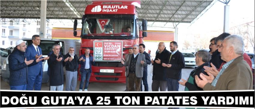 Doğu Guta'ya 25 Ton Patates Yardımı