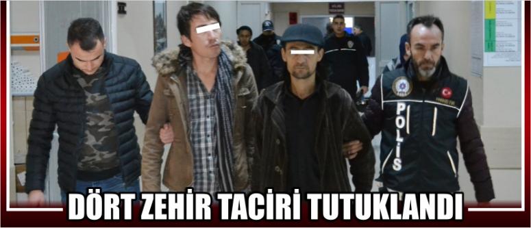 Dört Zehir Taciri Tutuklandı