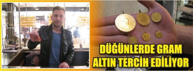 Düğünlerde Gram Altın Tercih Ediliyor