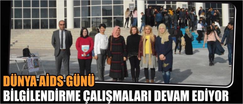 Dünya Aids Günü Bilgilendirme Çalışmaları Devam Ediyor