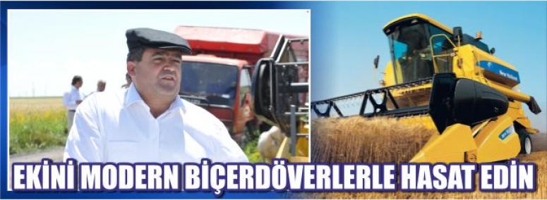 Ekini Modern Biçerdöverlerle Hasat Edin