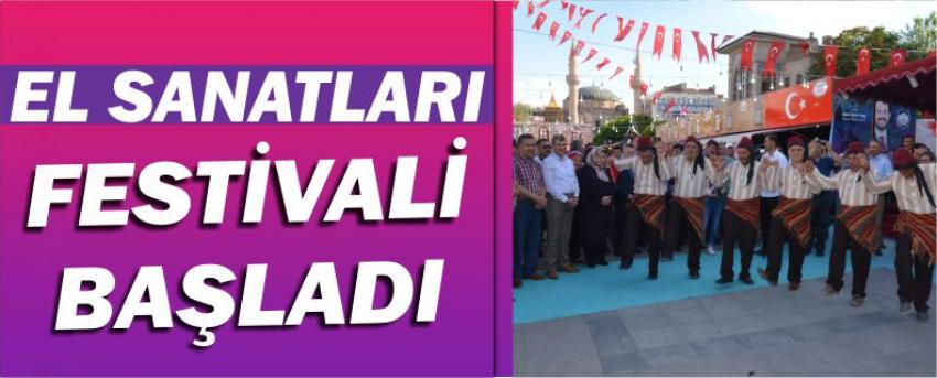 El Sanatları Festivali Başladı