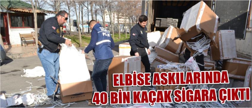 Elbise Askılarında 40 Bin Kaçak Sigara Çıktı