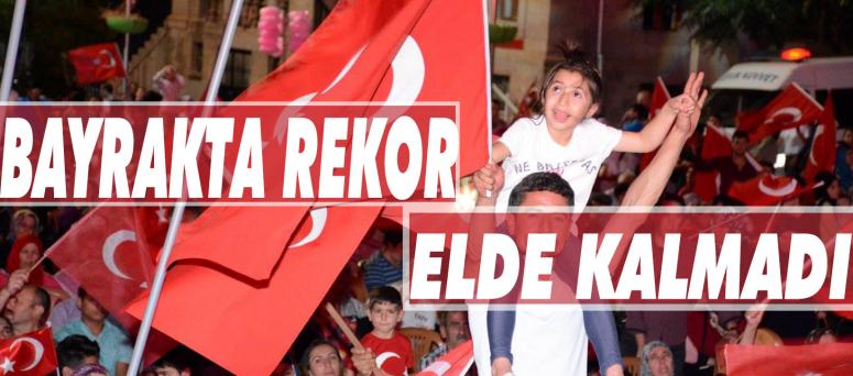 Bayrakta Rekor, Elde Kalmadı
