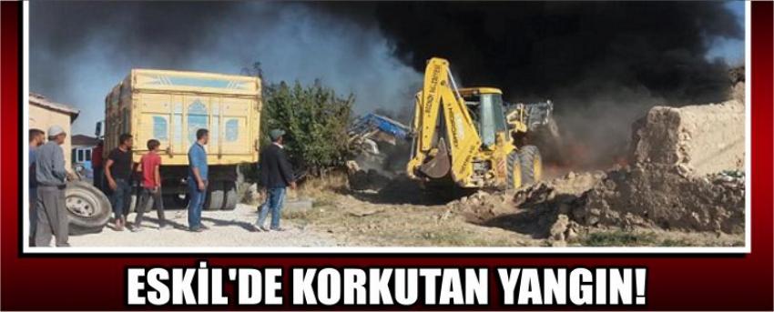 Eskil’de Korkutan Yangın!