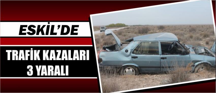 Eskil’de Trafik Kazaları: 3 Yaralı