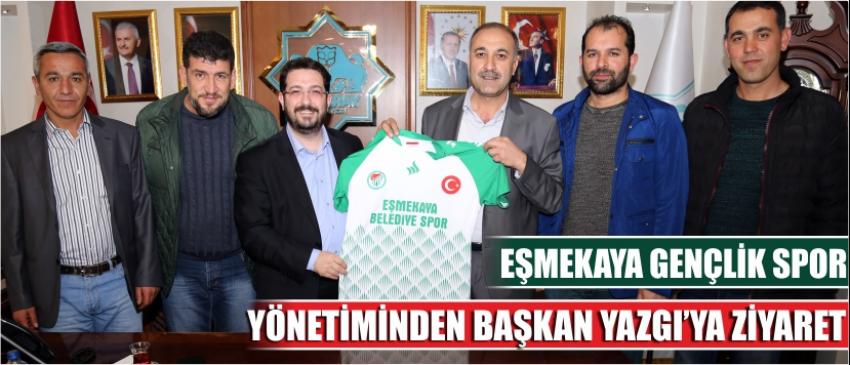 Eşmekaya Gençlik Spor Yönetiminden Başkan Yazgı’ya Ziyaret