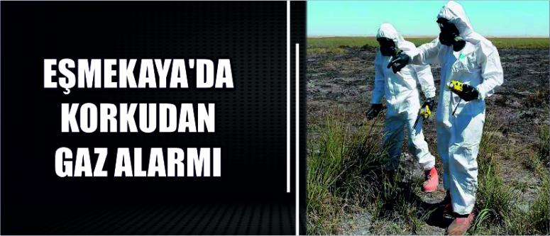Eşmekaya’da Korkudan Gaz Alarmı