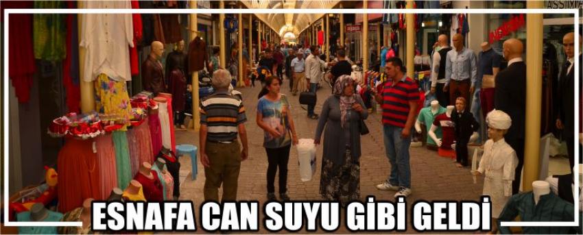 Esnafa Can Suyu Gibi Geldi